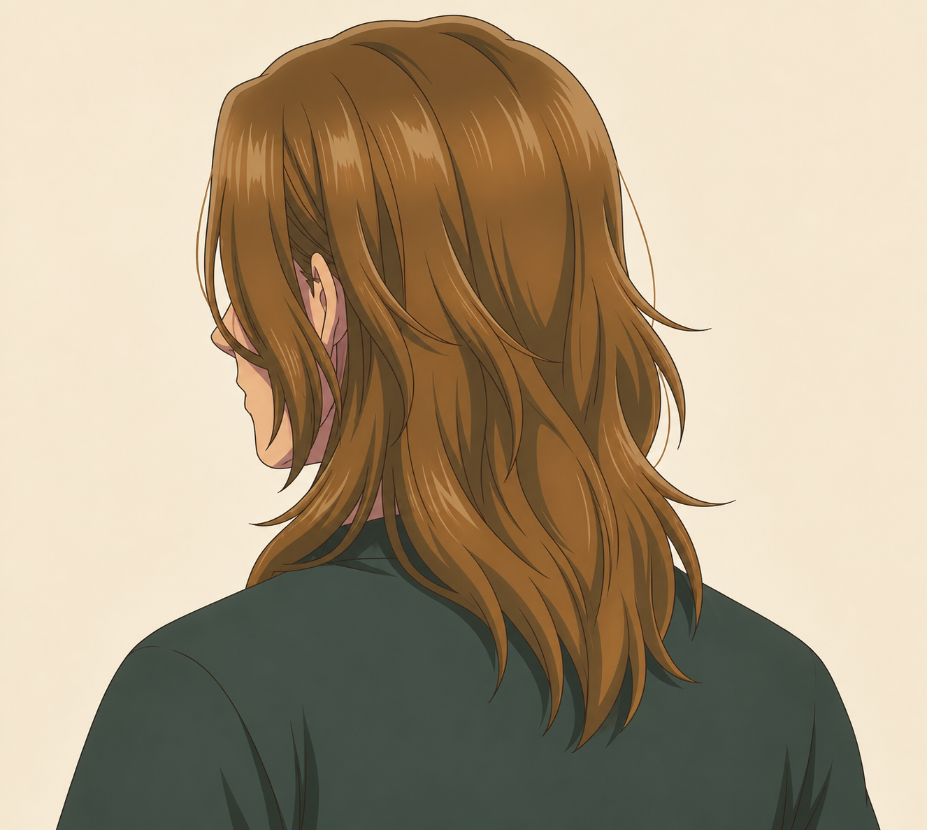 Male · Messy Long · Back Left 3/4